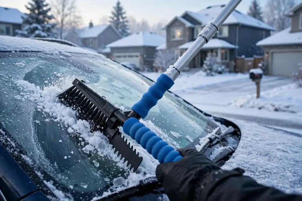 Extendable Snow Brush & Ice Scraper