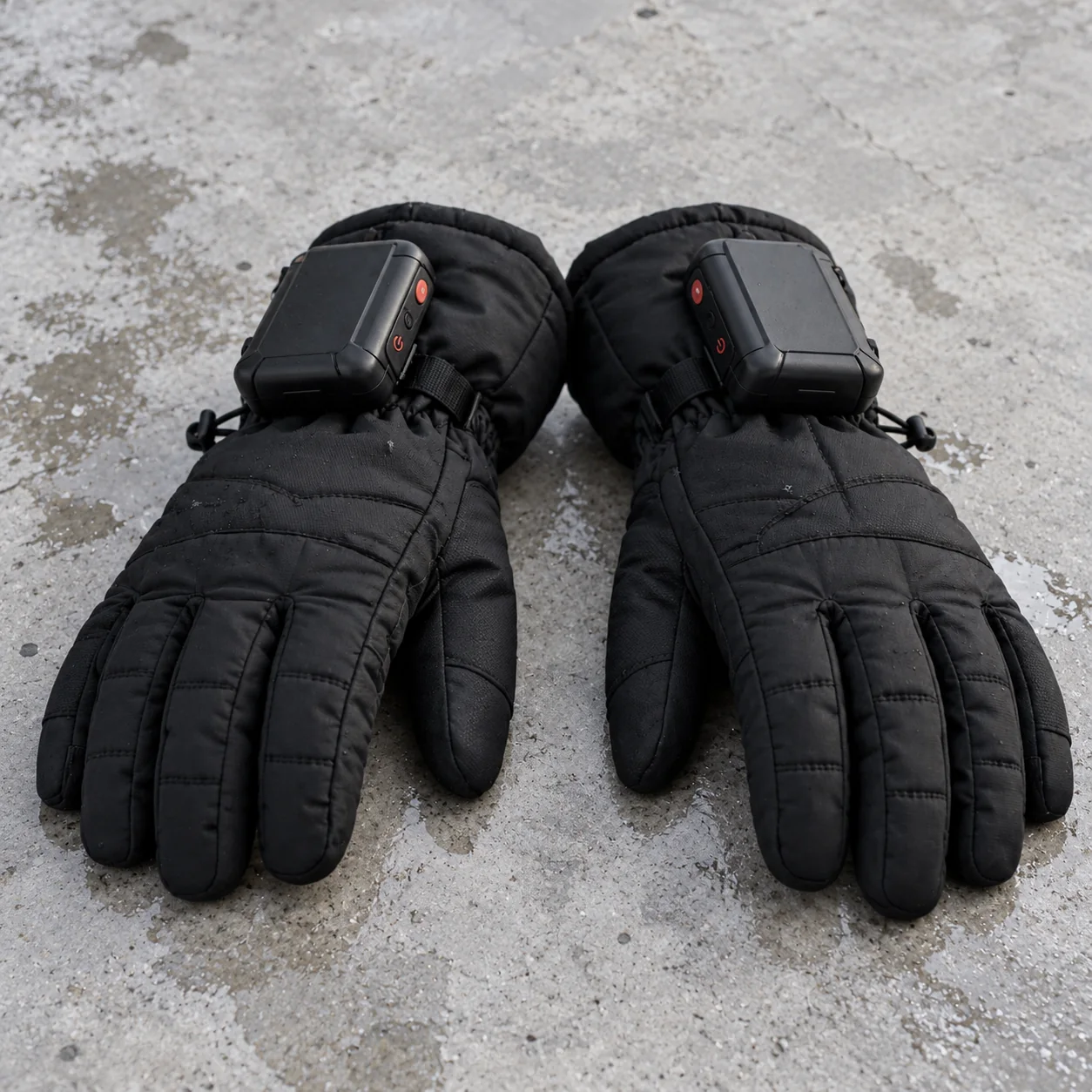 Rechargeable heated gloves for winter days
